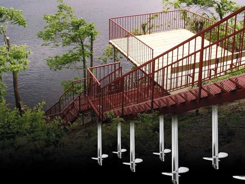 Helical Deck Pier Installation in Horn Lake, MS