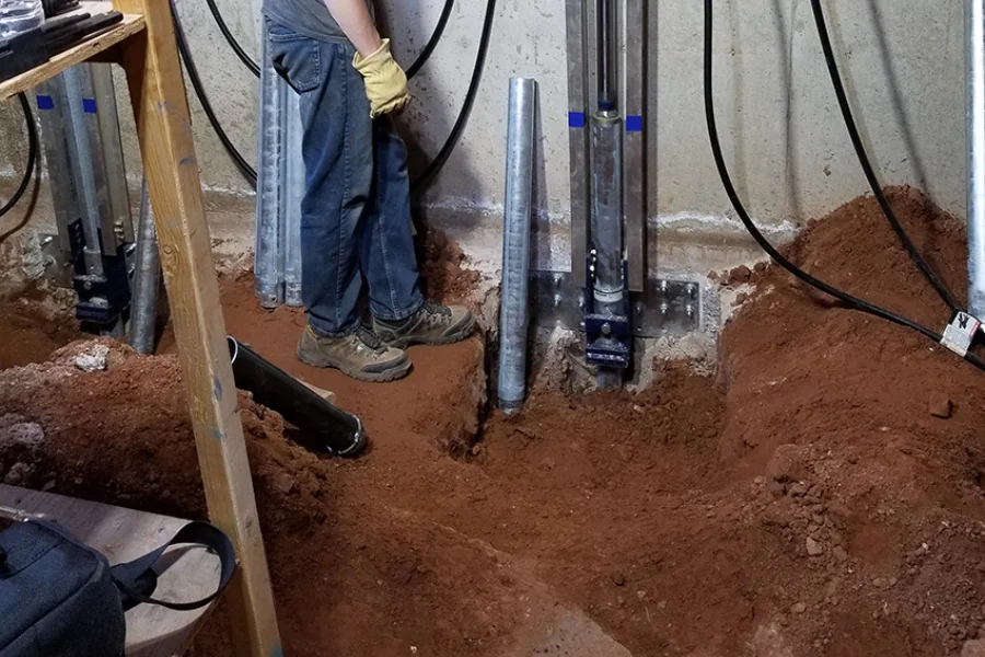 Injection Pier Installation in Horn Lake, MS