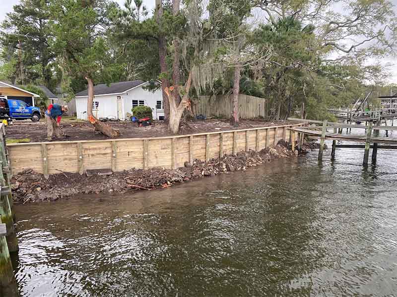 Seawall Repair in Horn Lake, MS